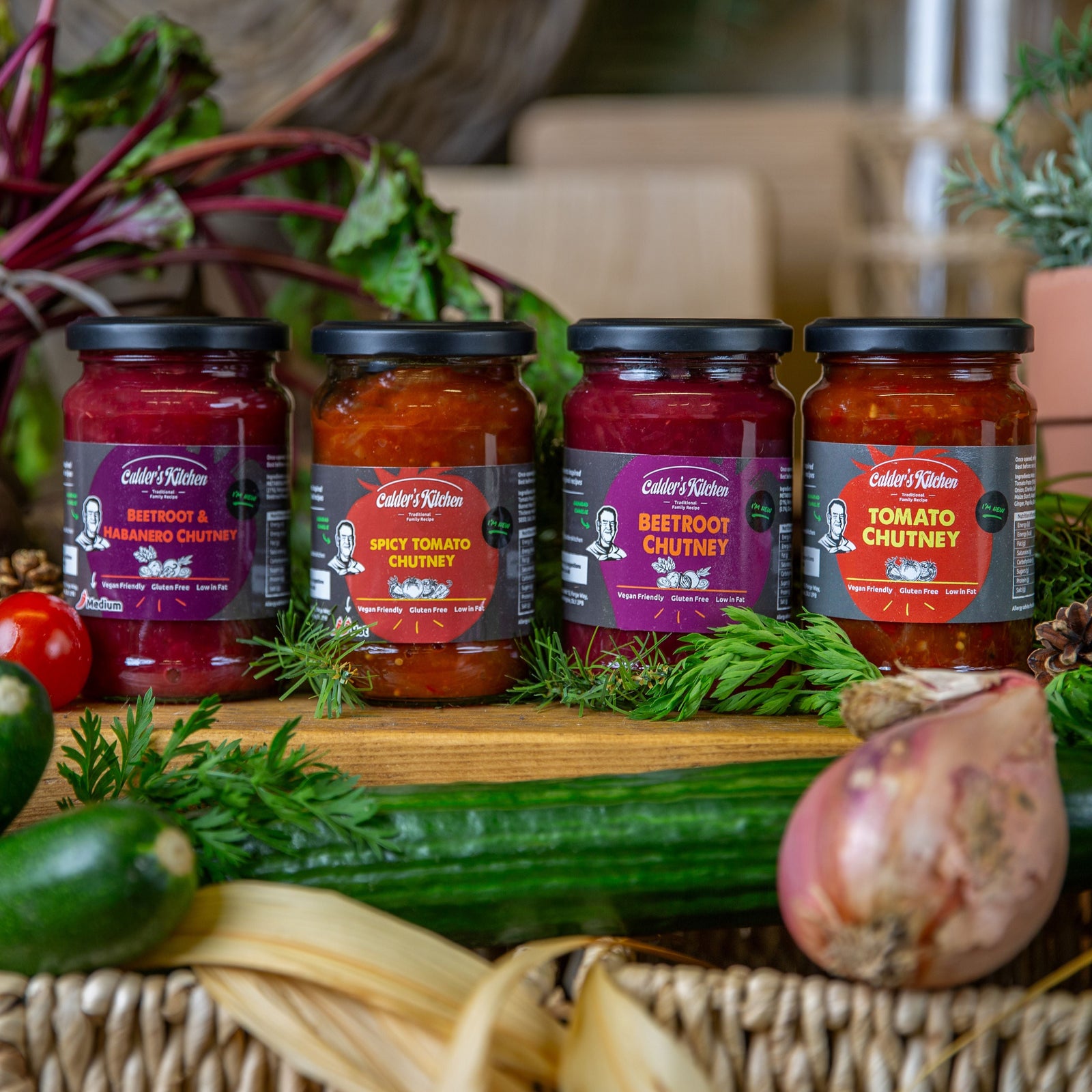 Grandad Charlie's Chutney Four Jar Bundle