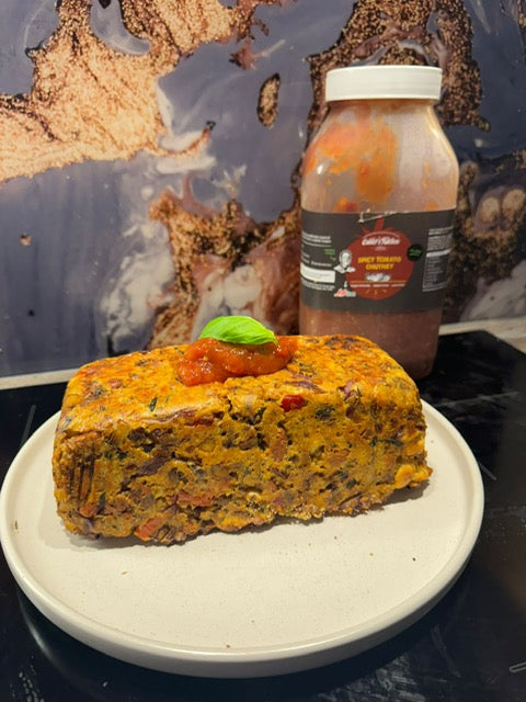 Delicious vegetarian nut roast