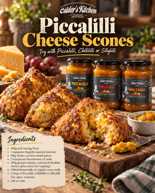 Cheese & Piccalilli Scones