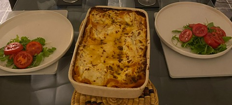 Calder's Spicy Tomato Prawn Lasagne