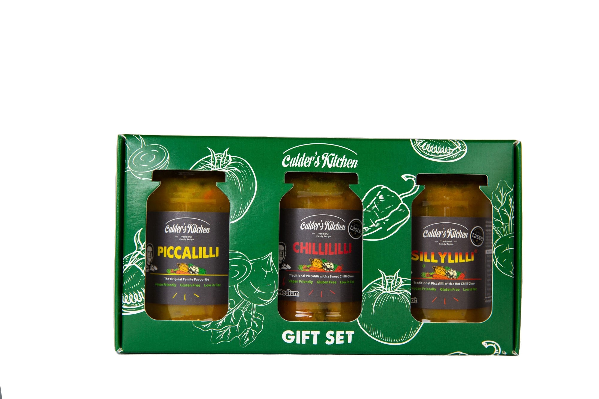 Piccalilli / Chillililli / Sillylilli Gift Set - 3 x 285g jars (Free UK Shipping)