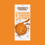 Cradoc's Cheddar & Onion Chutney Crackers 80g